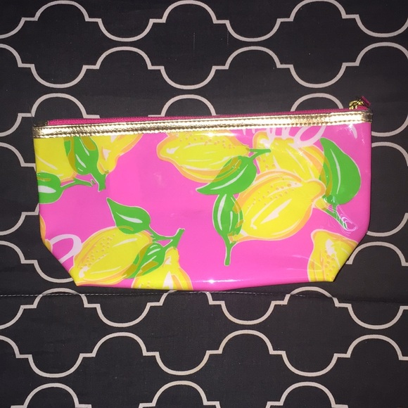 Lilly Pulitzer Lemons Cosmetic Bag - Picture 2 of 3